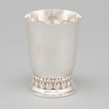 GEORG JENSEN, a silver cup from Copenhagen, Denmark.