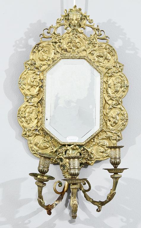 SPEGELLAMPETTER, ett par, 1800-talets andra hälft.