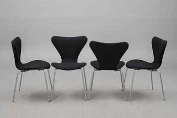 STOLAR, 4st, "Sjuan", Arne Jacobsen, Fritz Hansen.