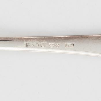 Skedar, 24 st, silver, "Chippendale", GAB, Stockholm, 1950-61.