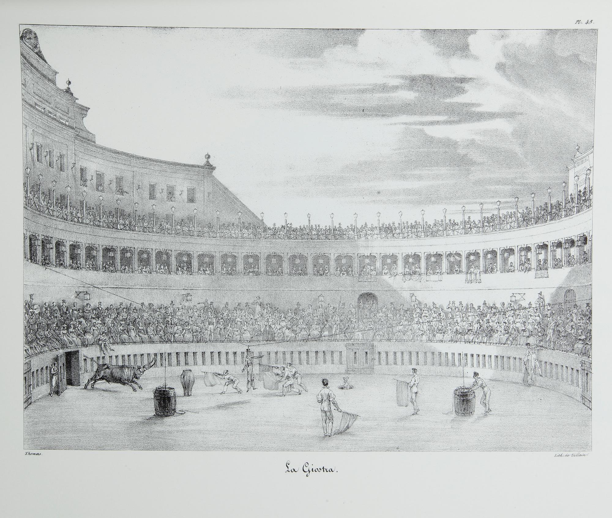 FAKSIMIL, "Un an à Rome et dans ses environs", efter Antoine-Jean-Baptiste Thomas, , numrerad 438/999, utgiven 1972.