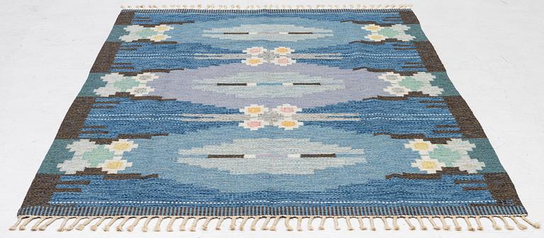 Ingegerd Silow, matta, rölakan, "Örbyhus", signerad IS, ca 230 x 160 cm.