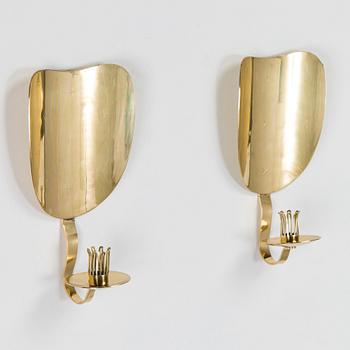 Veikko Huotari, a pair of mid-20th century wall sconces.