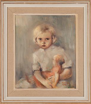 Eeli Jaatinen, öljy kankaalle, signeerattu ja päivätty -62.