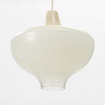 A glass ceiling light, Scandinavia, mid 20th Century.