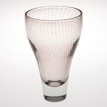VAS, glas, signerad Gunnel Nyman Nuutajärvi Notsjö -56.