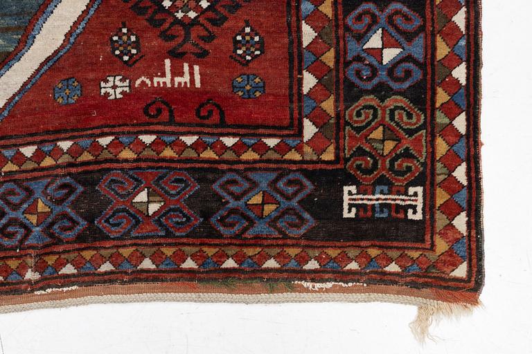 Matta, antik Sewan Kazak, södra Kaukasus, ca 295 x 180 cm.