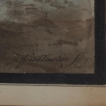 Johan Fredrik Martin, Ten scenes from the waterfalls at Trollhättan, Sweden.