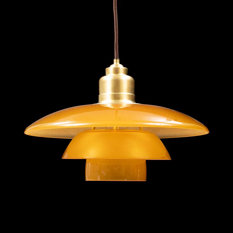 POUL HENNINGSEN, a limited edition 'PH 3 1/2 - 3' copper pendant, for Louis Poulsen, 21st century.