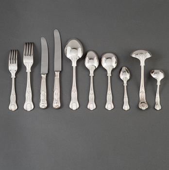 BESTICKSERVIS, 90 delar, nysilver, "Fransk Lilja", Sheffield, England.