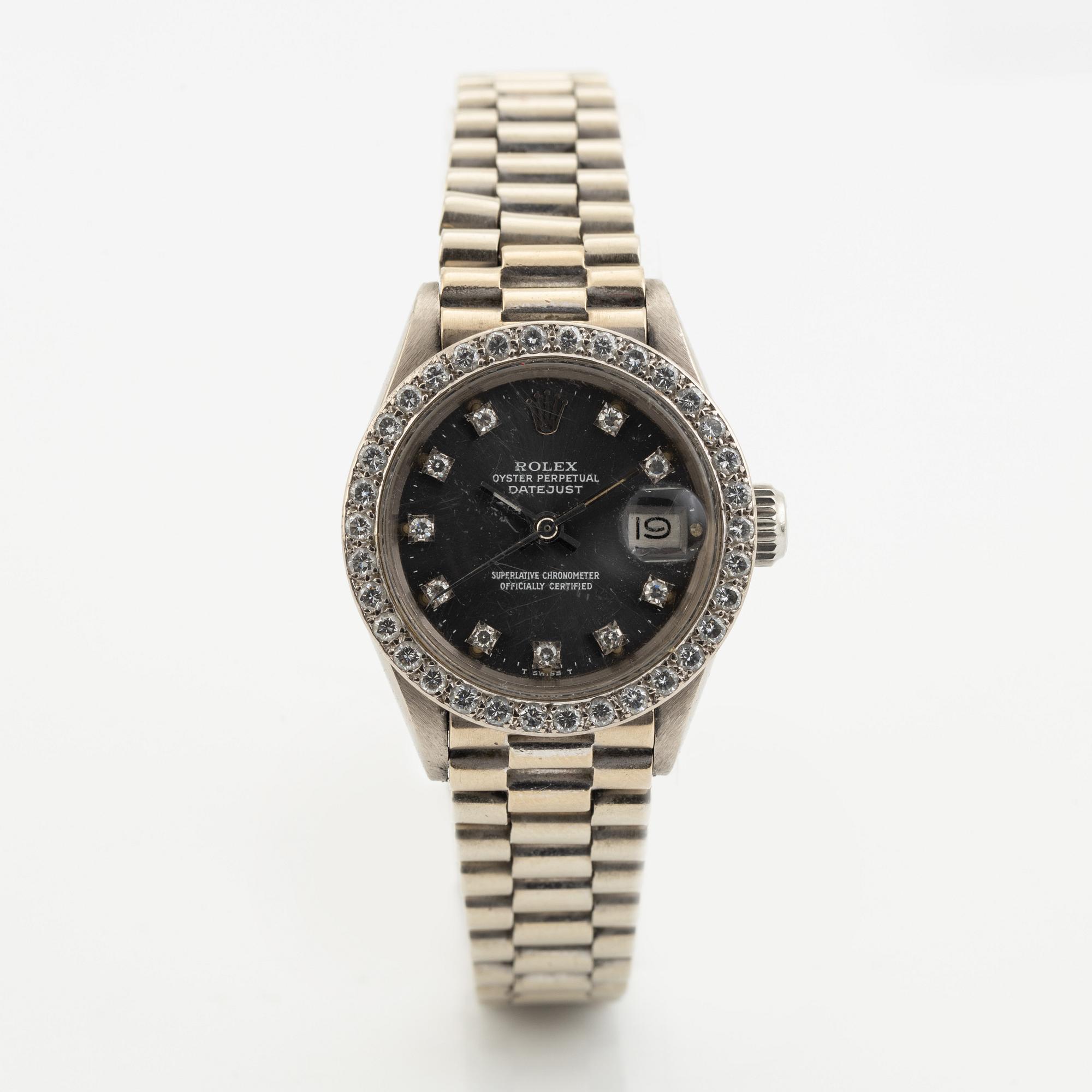 Rolex, Oyster Perpetual, Datejust, wristwatch, 26 mm.