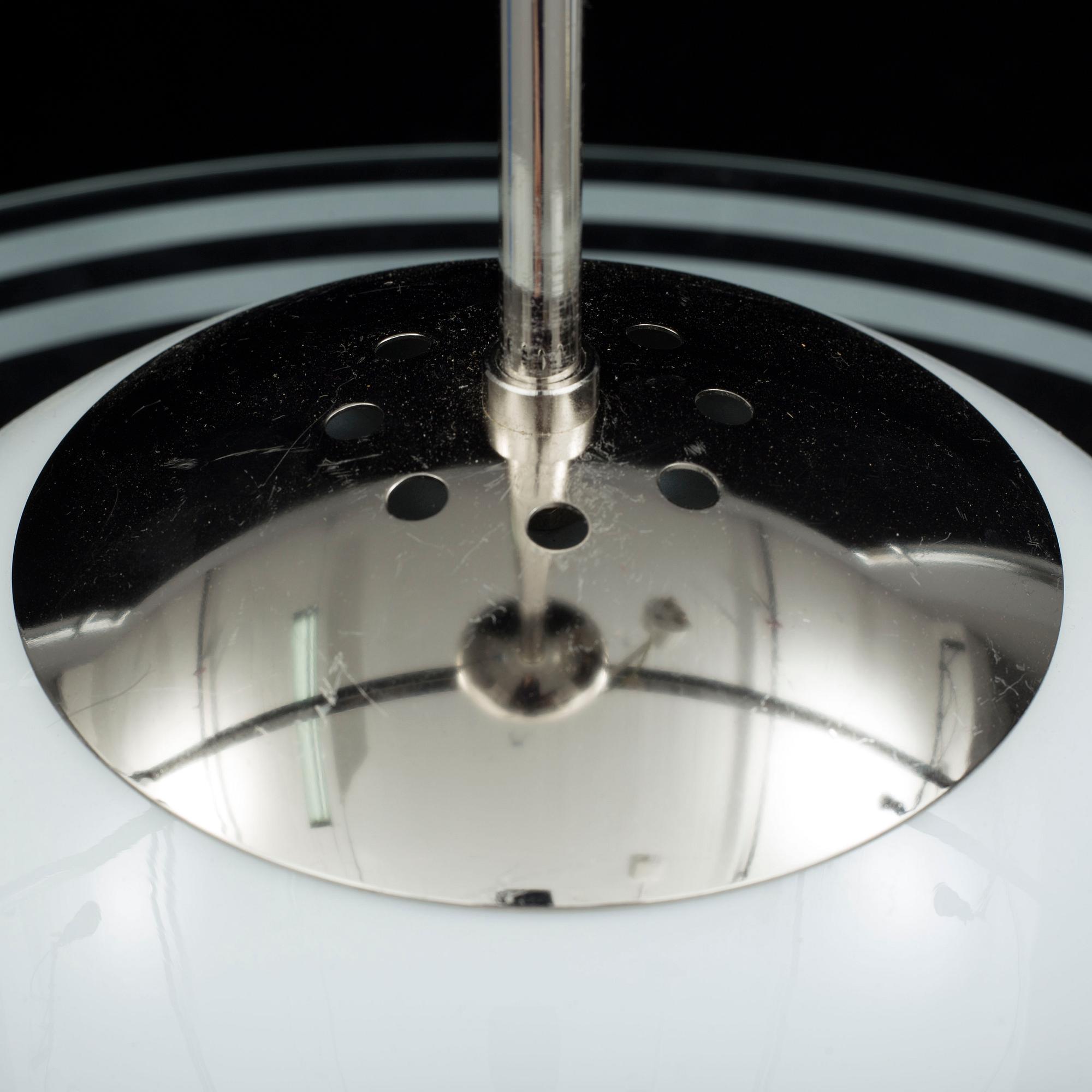 A "Saturnus model" Ceiling light, second half of the 20th century. Height ca 56 cm.