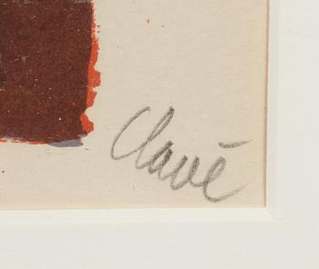 ANTONI CLAVÉ, carborundumetsning, signerad och numrerad 61 / 100.