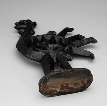 OLLE HERMANSSON, skulptur, gjutjärn, Husqvarna Vapenfabriksaktiebolag, 1960-tal.