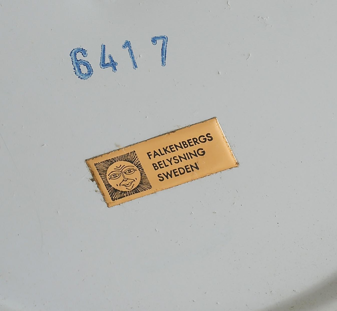 BORDSLAMPA, Falkenbergs belysning, 1950/60-tal.