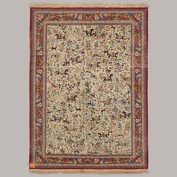 Carpet, Kashmir, Semi-Antique, ca 220x300 cm.
