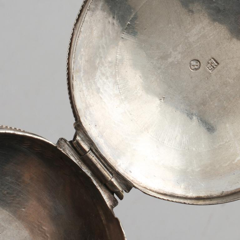 PARTI SILVER, 7 delar, 1900-talets första hälft, vikt 265 gram.