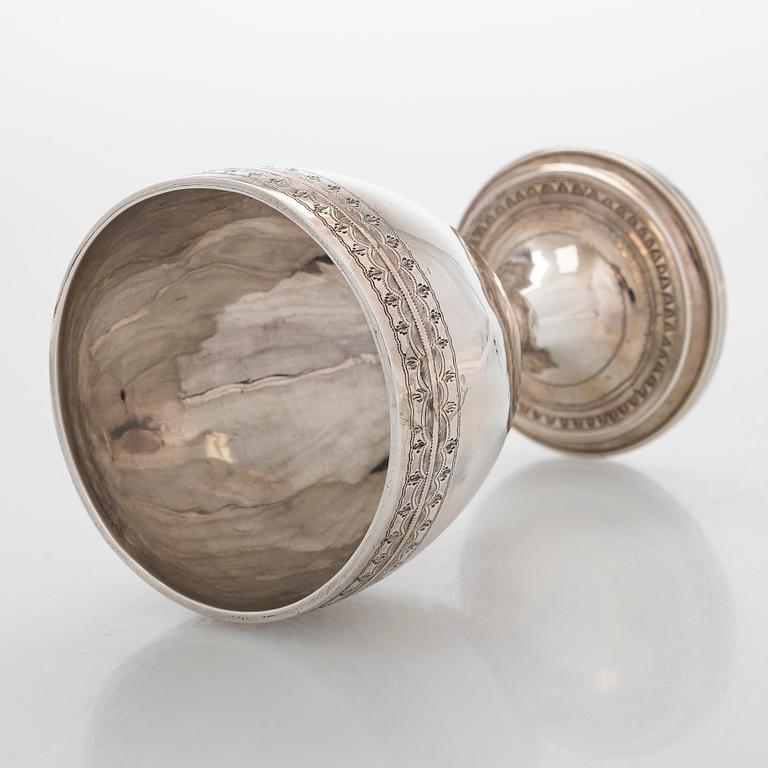 Bägare, sterlingsilver, Dublin kring år 1800.