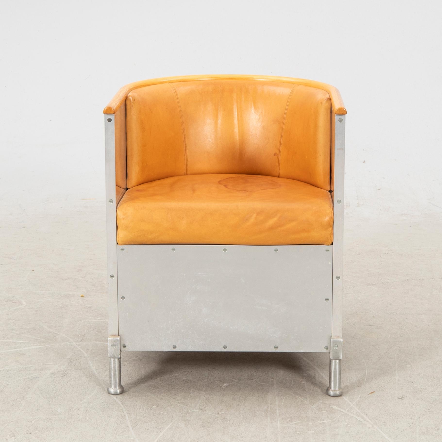 Mats Theselius, fåtölj, "Aluminium chair" Källemo.
