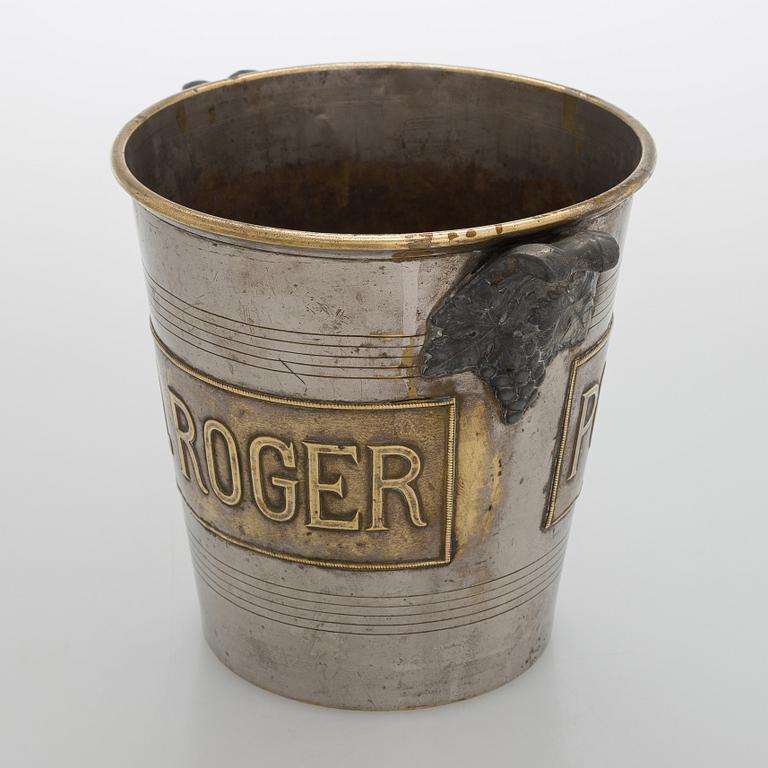 Champagne cooler, Pol Roger, Argit, France 1930s.