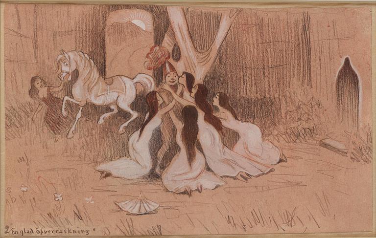 Ivar Arosenius, "En kärlekssaga i sex tablåer".