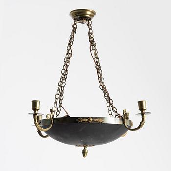 Ceiling lamp, Empire style, circa 1900.
