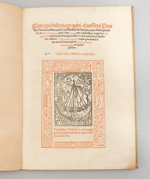 BOOK, Eutropius’ Roman History, 1512.