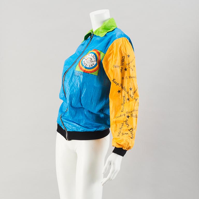 A Peter Blake jacket for I.C.A, 1978.