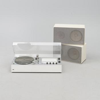 BRAUN Audio 250 Ch HIFI SYSTEM WITH TWO L 600 LOUDSPEAKERS, 1968/69.