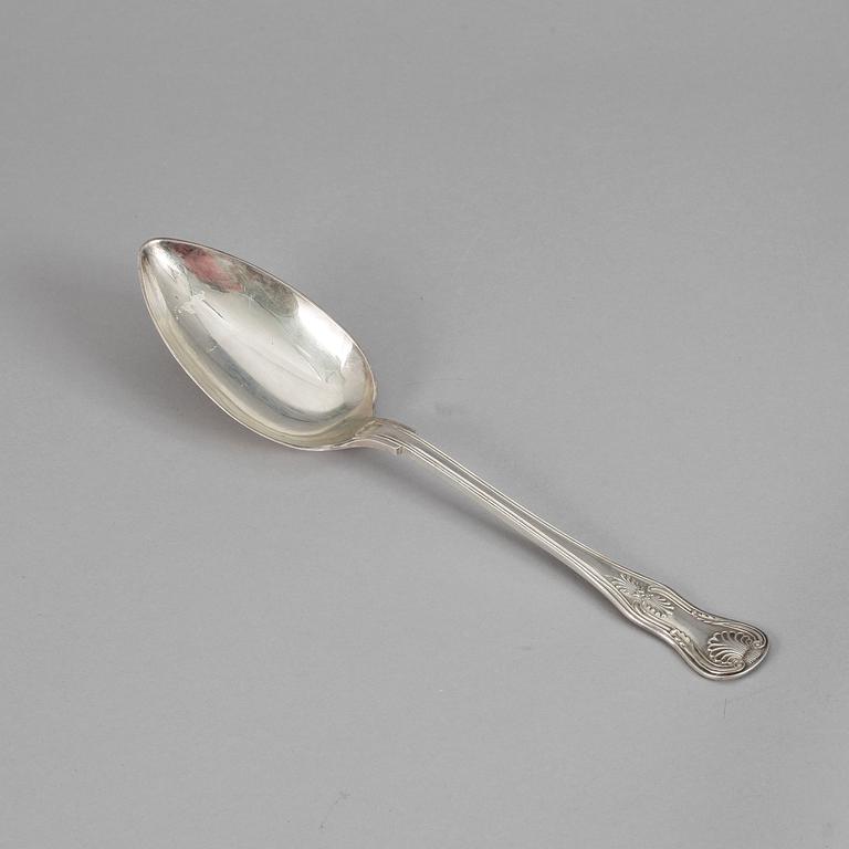 RAGUSKED, silver, Johan Niklas Palm, Visby, 1864. Vikt ca 125,6 gram.