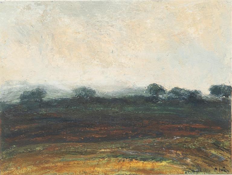 Peter Frie, open landscape with groves.