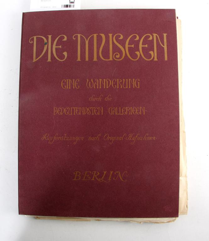 MAPP, kopparstick, 23 st, "Die mussen", Tyskland, tidigt 1900-tal.