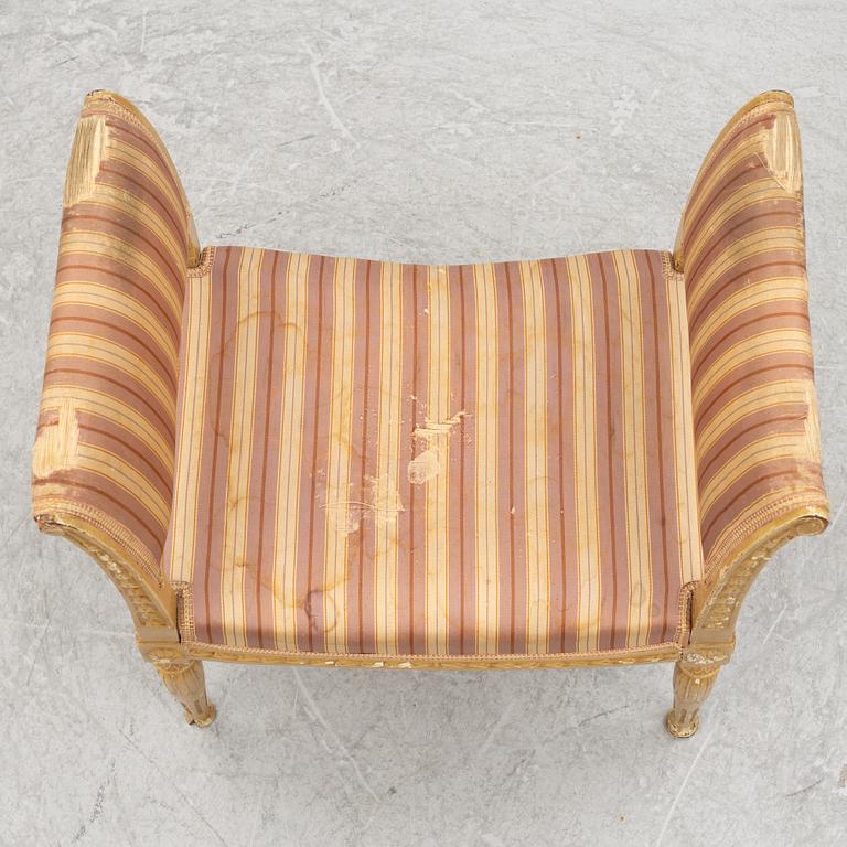 A late 18th Gustavian century seat/bench.