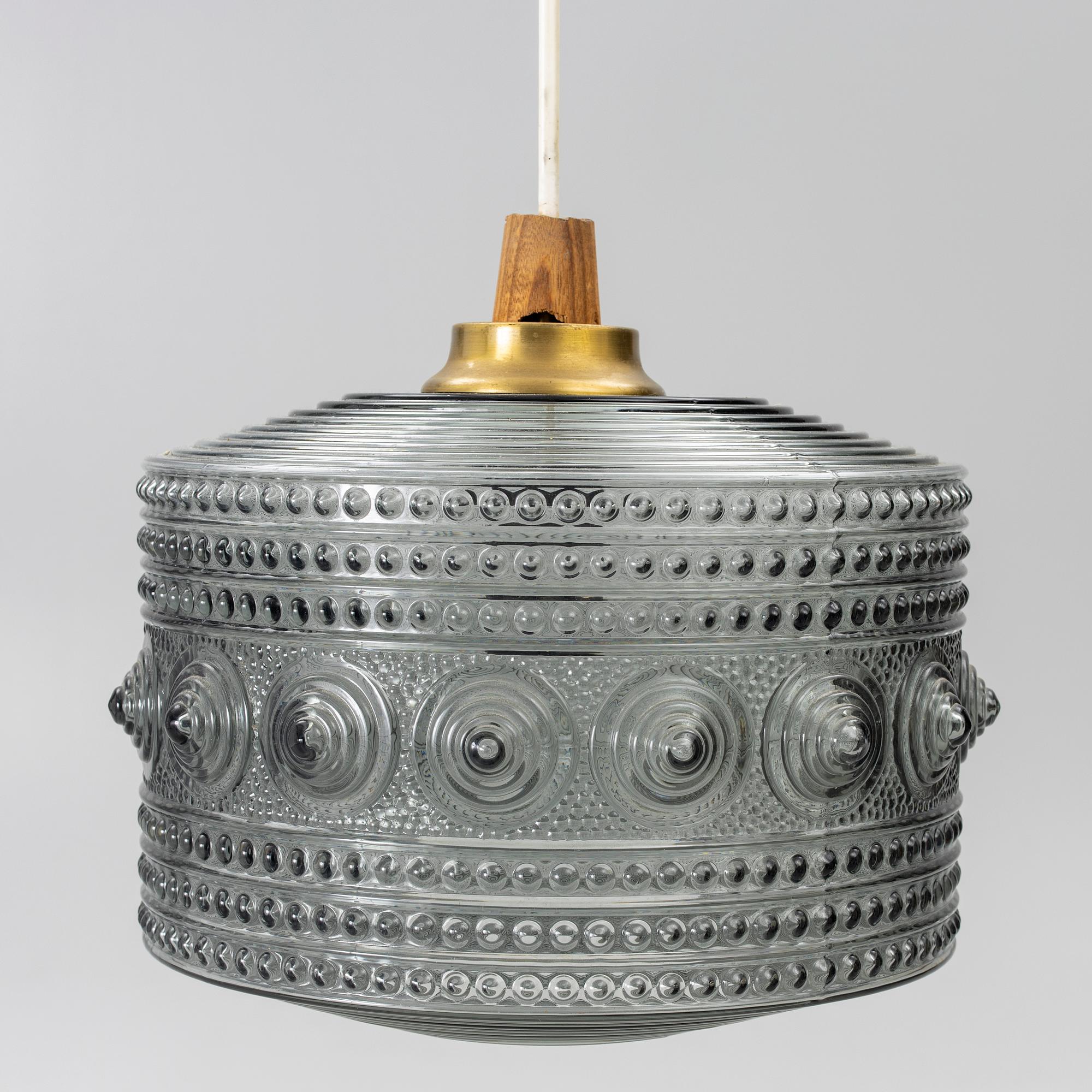 Helena Tynell, taklampa, Flygsfors, 1960/70-tal.