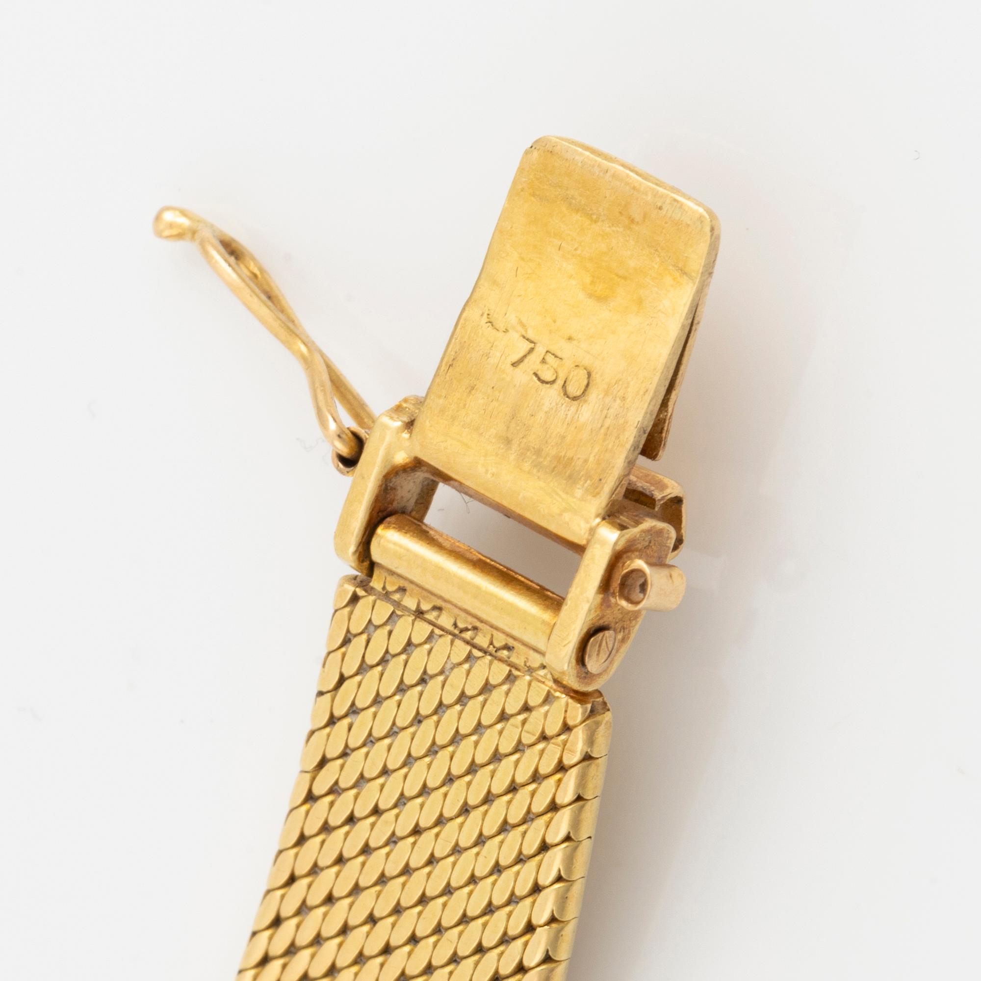 Girard-Perregaux, wristwatch, 18K gold, 21 mm.