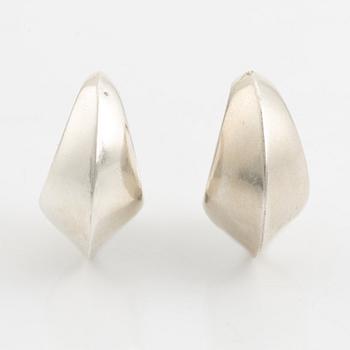 Nanna Ditzel, Georg Jensen, earrings, a pair, sterling silver.