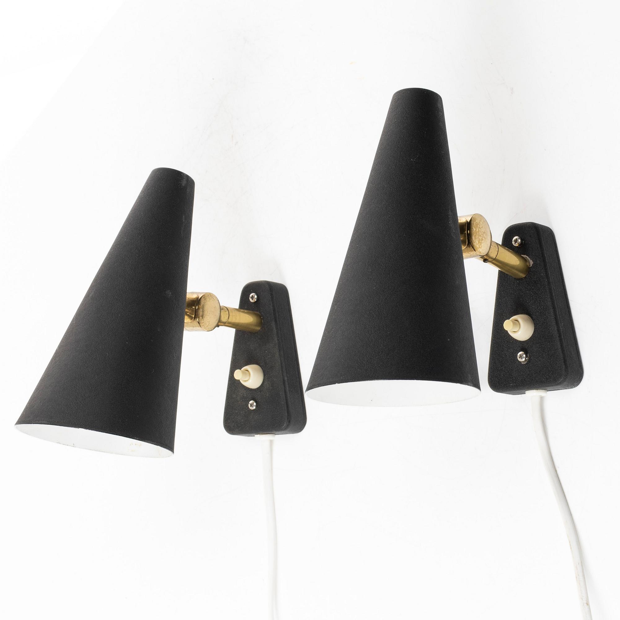 Table lamps, a pair, MAE, mid-20th century.