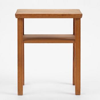 Axel Einar Hjorth, a stained pine "Värmdö" side table, Nordiska Kompaniet, 1930s.