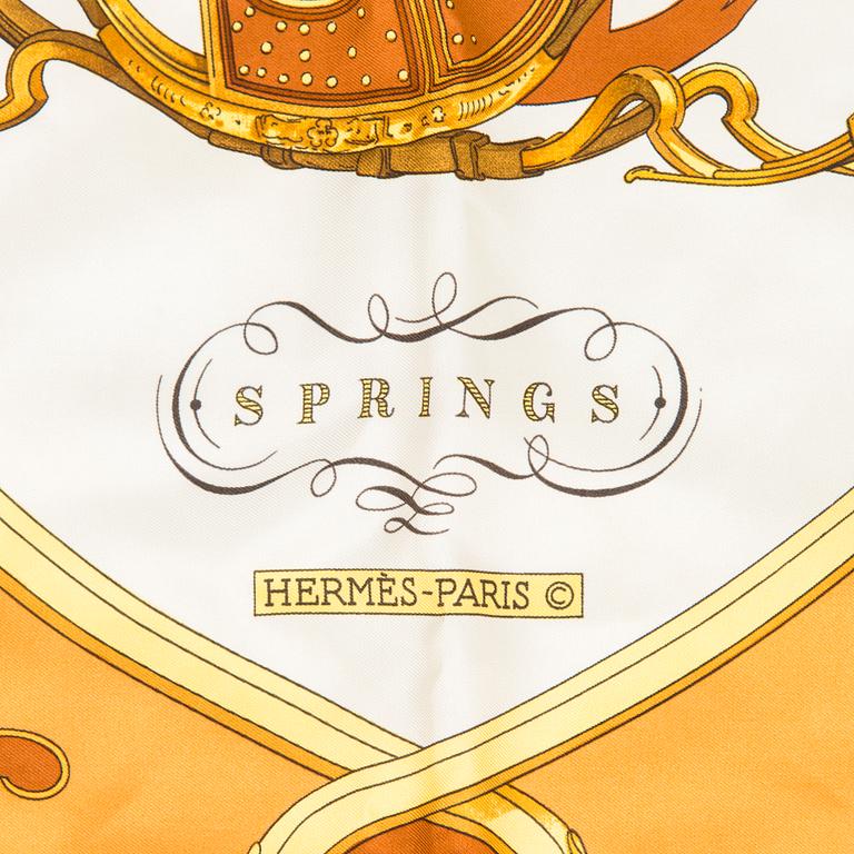 Hermès, a 'Springs' scarf.