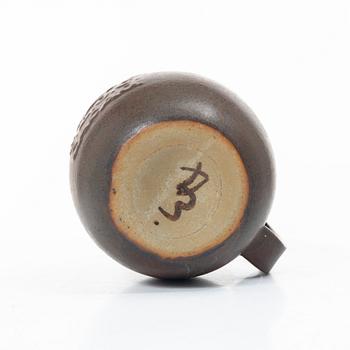 Arne Bang, Likörflaska, stengods, Danmark 1930-40-tal.