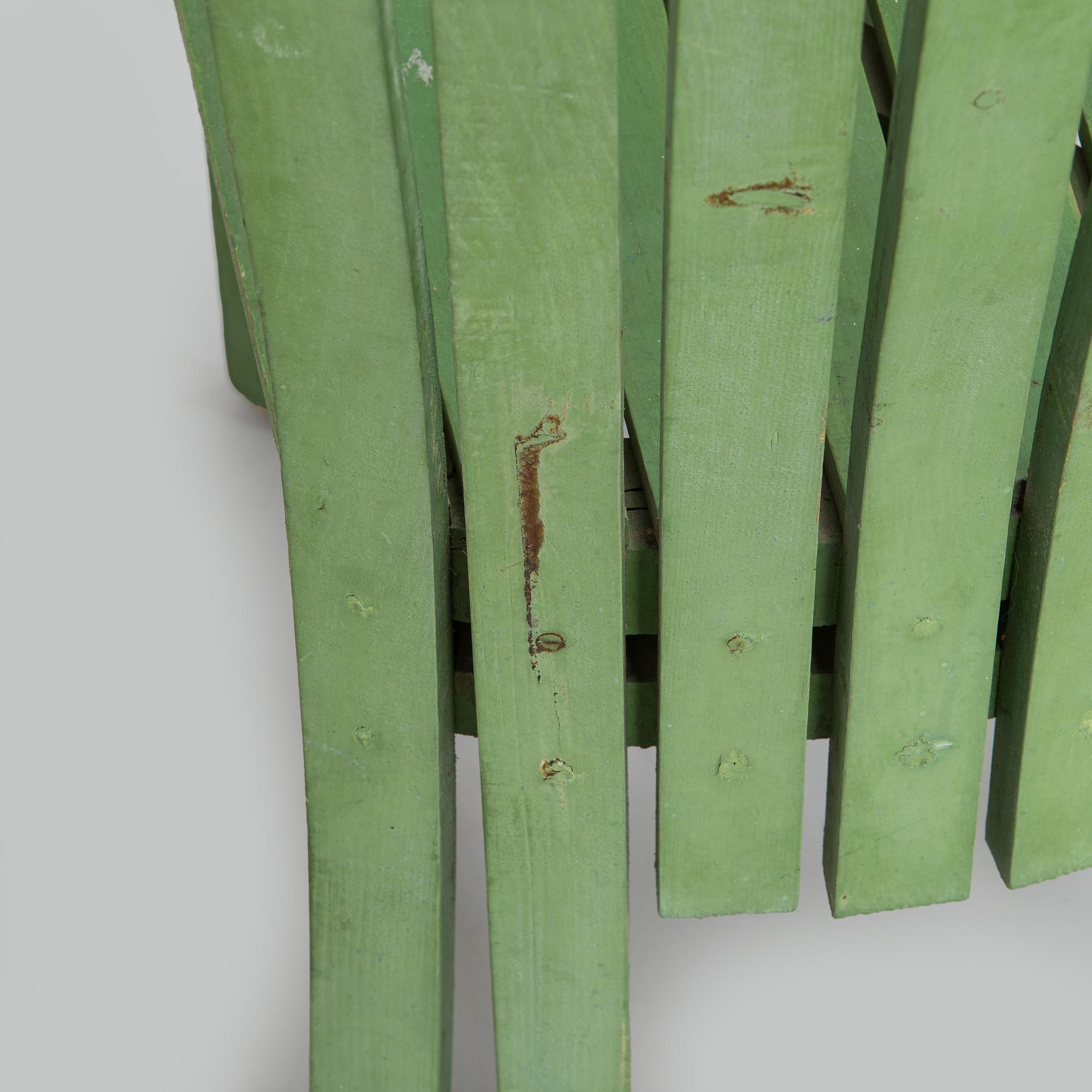 Alvar & Aino Aalto, Four early 1950s 'Aurinko' (Sun-serial) garden chairs, model 910  for O.Y. Huonekalu- ja Rakennustyötehdas A.B.