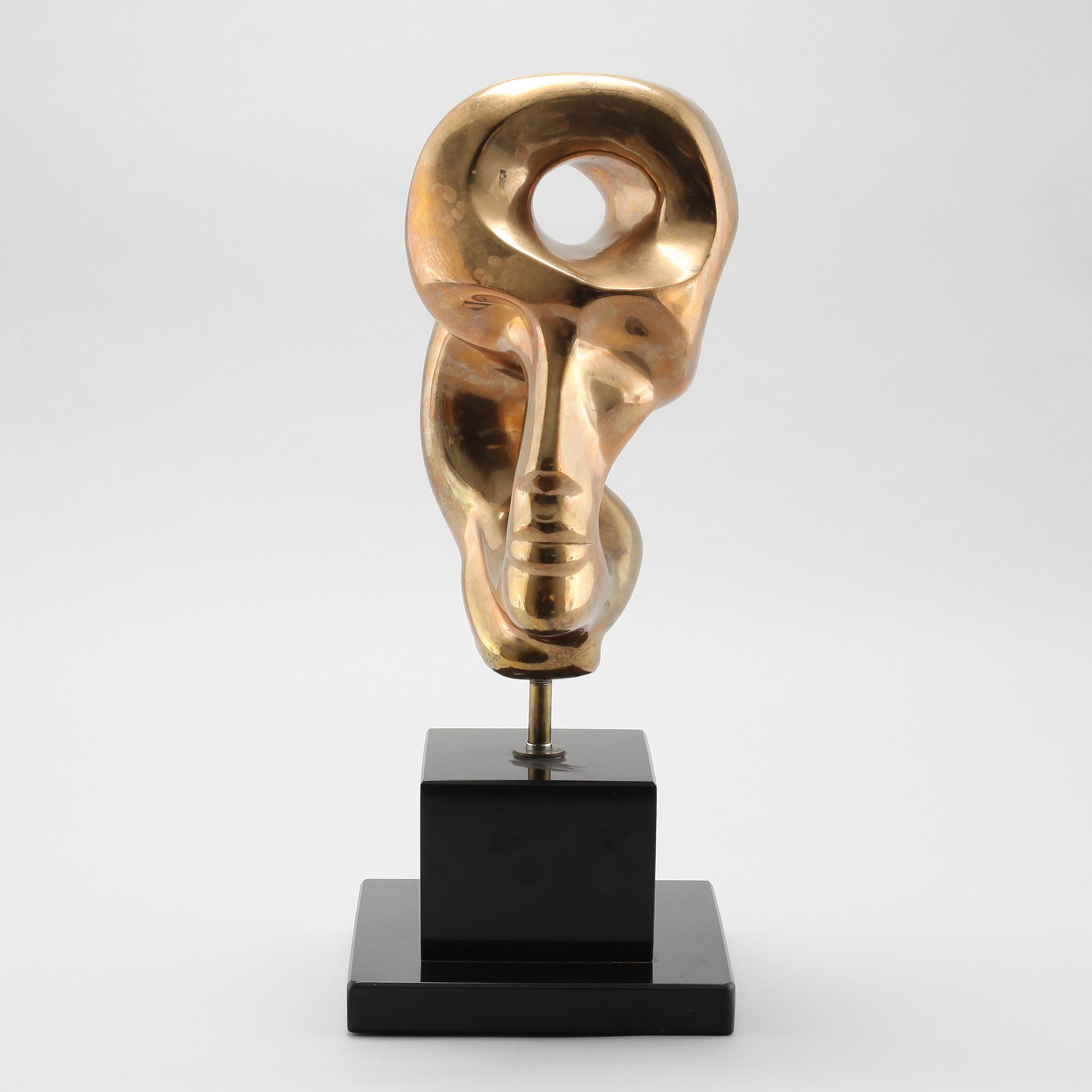 sculpture, bronze, signed.