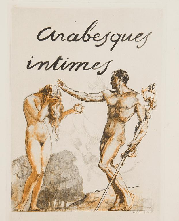 Alméry Lobel-Riche, kansio eroottisia etsauksia, "Arabesques Intimes".