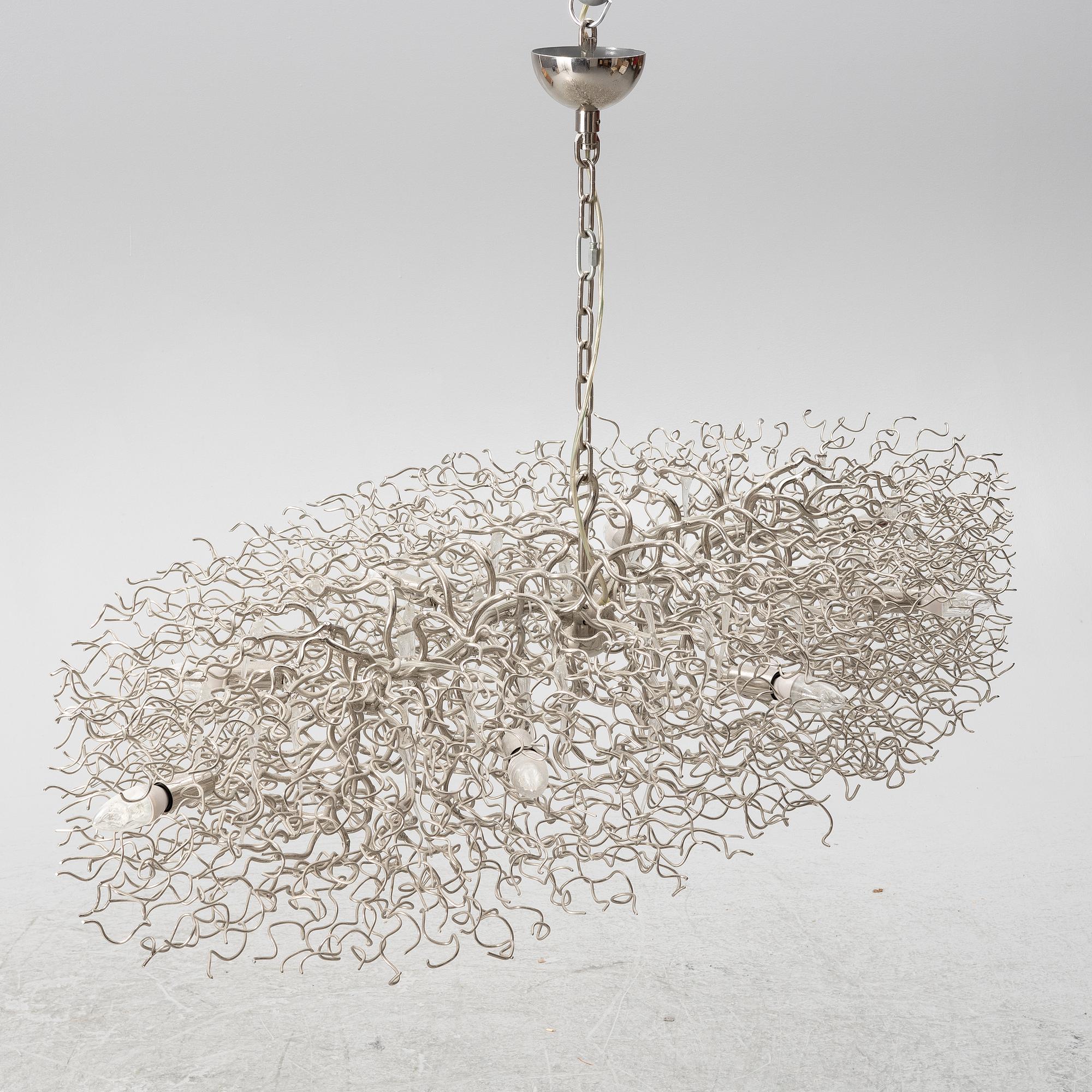 Wiliam Brand & Anette van Egmond, Chandelier, "Hollywood", Brand van Egmond, Netherlands.