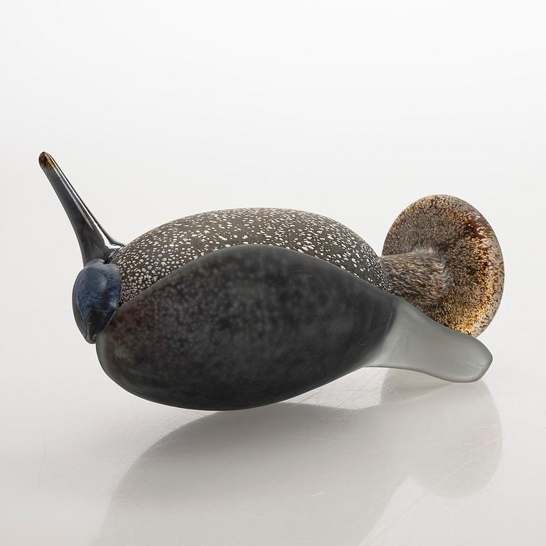 Oiva Toikka, glasfågel, "Heron", signerad O. Toikka Nuutajärvi.