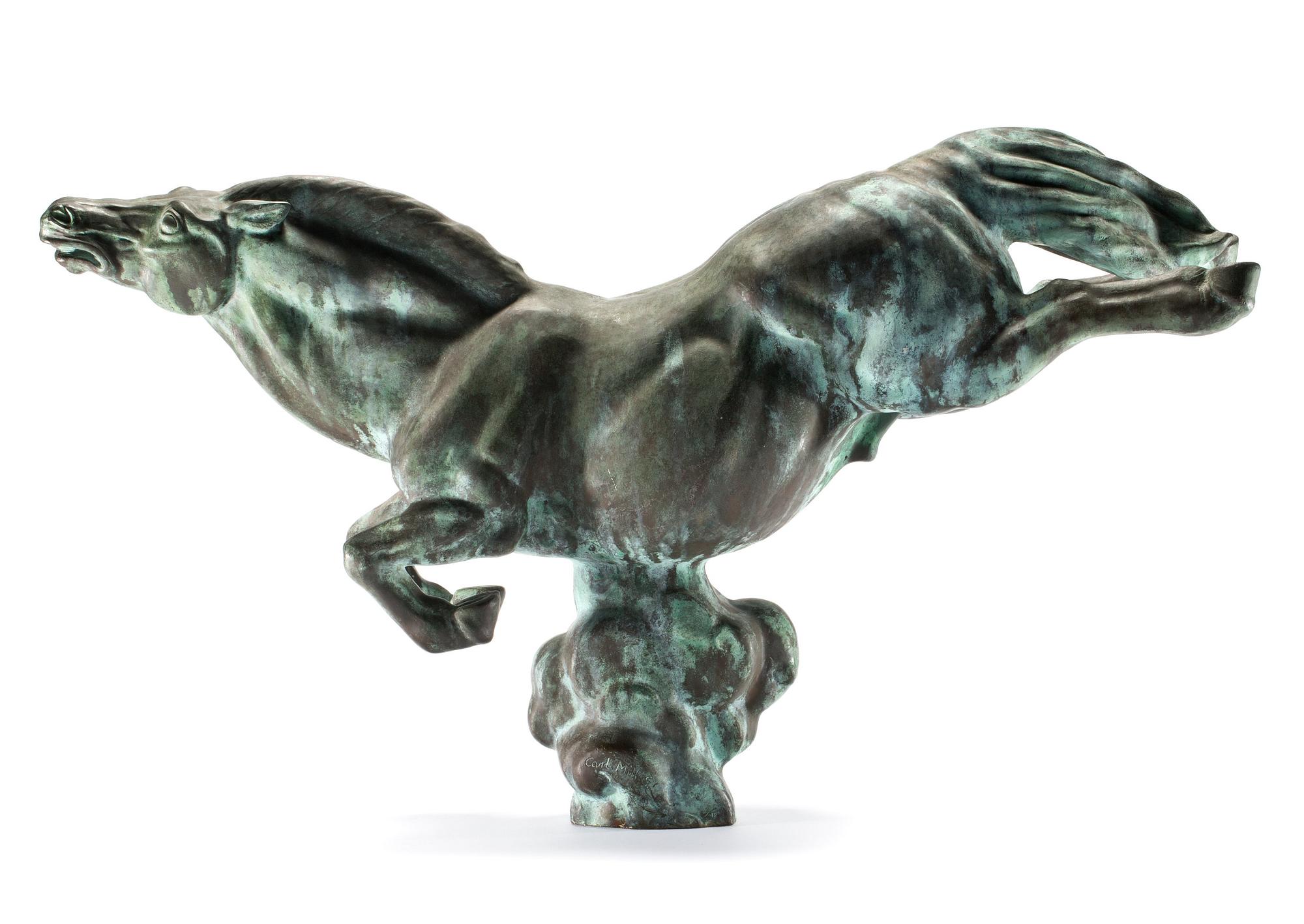 Carl Milles, "Flygande hästen" (=The flying horse).