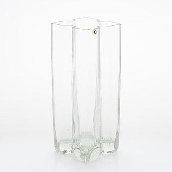 Helena Tynell, a 1970s glass vase, "Palapeli" (Puzzle), model 1316, Riihimäen Lasi.