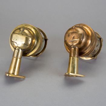 FARTYGSARMATURER/MÄSSBELYSNING, 2 st, 1900-tal.