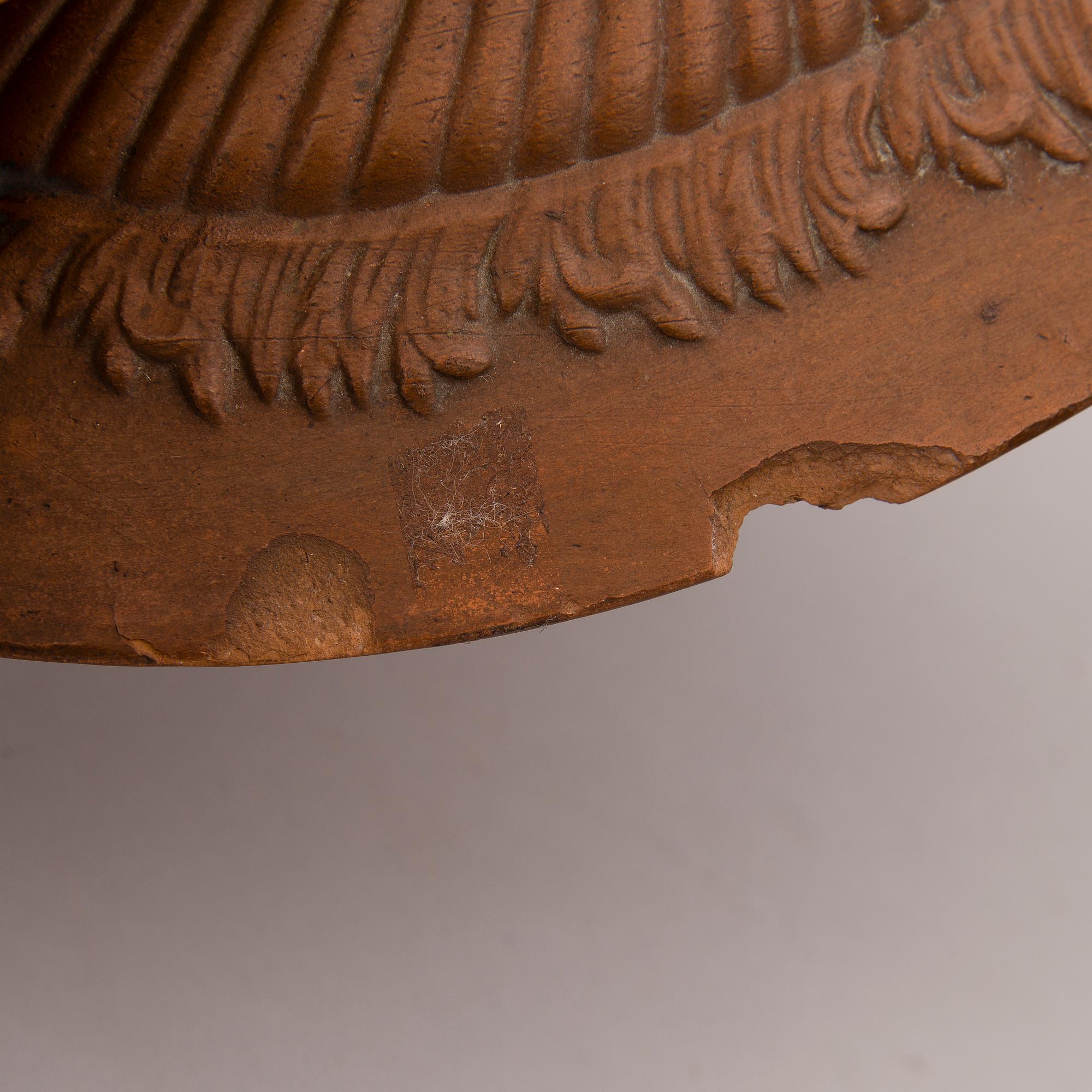 An Empire earthenware paté form, early 19th Century.