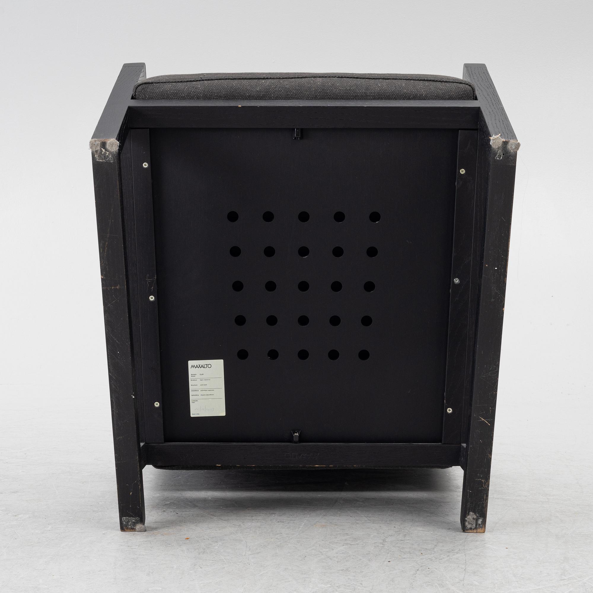 Antonio Citterio, a "Clio" armchair, Maxalto, Italy, 2013.